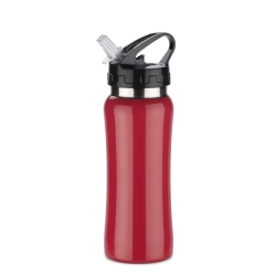 Bidon stalowy PATRO 600 ml - czerwony