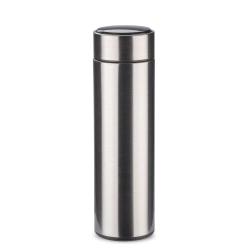 Butelka termiczna z termometrem LEDIKT 500 ml - srebrny