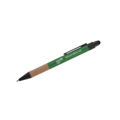 Długopis z touch pen BOSAY - zielony