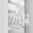 2081 | Xoopar Mr. Bio Charging cable kolor biały (LT41004-N0001)
