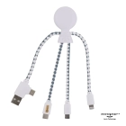 2081 | Xoopar Mr. Bio Charging cable kolor biały (LT41004-N0001)