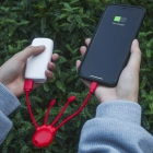 2087 | Xoopar Octopus Charging cable kolor czerwony (LT41005-N0021)