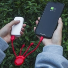 2087 | Xoopar Octopus Charging cable kolor czerwony (LT41005-N0021)