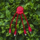 2087 | Xoopar Octopus Charging cable kolor czerwony (LT41005-N0021)