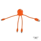 2087 | Xoopar Octopus Charging cable kolor pomarańczowy (LT41005-N0026) 2087 | Xoopar Octopus Charging cable kolor pomarańczowy (LT41005-N0026)