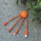 2087 | Xoopar Octopus Charging cable kolor pomarańczowy (LT41005-N0026) 2087 | Xoopar Octopus Charging cable kolor pomarańczowy (LT41005-N0026)
