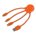 2087 | Xoopar Octopus Charging cable kolor pomarańczowy (LT41005-N0026) 2087 | Xoopar Octopus Charging cable kolor pomarańczowy (LT41005-N0026)