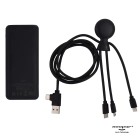 3199 | Xoopar Mr. Bio Powerbank and Cable pack 7000mAh kolor czarny (LT41713-N0002)