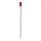 Długopis Ingeo TM Pen nieprzezroczysty kolor biały / czerwony (LT87542-N0121)