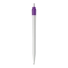 Długopis Cosmo kolor biały / purpurowy (LT87612-N0172)