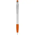 Długopis Cosmo Stylus Grip kolor biały / pomarańczowy (LT87695-N0126)