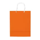 Papierowa torba średnia kolor pomarańczowy (LT91512-N0026)