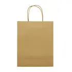 Średnia torba papierowa Eco 120g/m² kolor jasnobrązowy (LT91717-N0052)