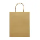 Średnia torba papierowa Eco 120g/m² kolor jasnobrązowy (LT91717-N0052)