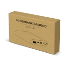Powerbank Bamboo 5000 mAh kolor naturalny (LT95513-N0094)