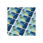 Vinyl Sticker Prostokątny 60x25mm kolor transparentny (LT99146-N0004)