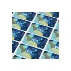 Vinyl Sticker Prostokątny 100x30mm kolor transparentny (LT99148-N0004)