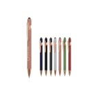 Ballpen Paris Deluxe Metal Rubberised kolor ciemnoniebieski (LT87783-N0010)