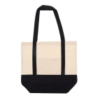 Bawełniana Torba na zakupy OEKO-TEX® 140g/m² 40x10x35cm kolor czarny (LT95248-N0002)
