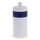 Bidon Sportowy Z Obwódka 500ml kolor biały / ciemnoniebieski (LT98735-N0110)