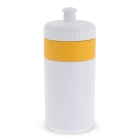 Bidon Sportowy Z Obwódka 500ml kolor biały / żółty (LT98735-N0141)