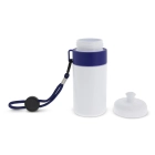 Bidon Sportowy Z Obwódka I Kolorowym Sznurkiem 500ml kolor biały / ciemnoniebieski (LT98785-N0110) Bidon Sportowy Z Obwódka I Kolorowym Sznurkiem 500ml kolor biały / ciemnoniebieski (LT98785-N0110)