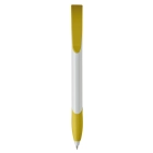Długopis Apollo (kolor nietransparentny) kolor biały / żółty (LT87100-N0141)