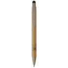 Długopis bambusowo-słomkowy Stylus kolor beżowy / czarny (LT87282-N5502)