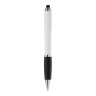 Długopis biały Hawaï stylus kolor biały / czarny (LT80433-N0102)