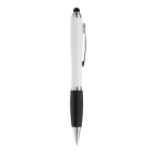 Długopis biały Hawaï stylus kolor biały / czarny (LT80433-N0102)