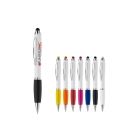 Długopis biały Hawaï stylus kolor biały / czarny (LT80433-N0102)