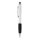 Długopis biały Hawaï stylus kolor biały / czarny (LT80433-N0102)