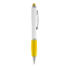 Długopis biały Hawaï stylus kolor biały / żółty (LT80433-N0141)