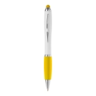 Długopis biały Hawaï stylus kolor biały / żółty (LT80433-N0141)