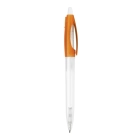 Długopis Bio-S! Clear przejrzysty kolor ecru / pomarańczowy (LT87549-N5426)