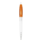 Długopis Bio-S! Clear przejrzysty kolor ecru / pomarańczowy (LT87549-N5426)