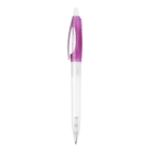 Długopis Bio-S! Clear przejrzysty kolor ecru / różowy (LT87549-N5476)