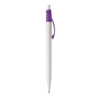 Długopis Cosmo kolor biały / purpurowy (LT87612-N0172)