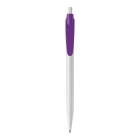 Długopis Cosmo kolor biały / purpurowy (LT87612-N0172)