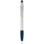 Długopis Cosmo Stylus Grip kolor biały / ciemnoniebieski (LT87695-N0110)
