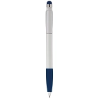 Długopis Cosmo Stylus Grip kolor biały / ciemnoniebieski (LT87695-N0110)