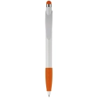 Długopis Cosmo Stylus Grip kolor biały / pomarańczowy (LT87695-N0126)