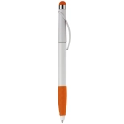 Długopis Cosmo Stylus Grip kolor biały / pomarańczowy (LT87695-N0126)