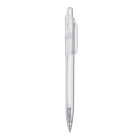 Długopis Ducal Clear przejrzysty kolor transparentny / biały (LT80917-N0401)