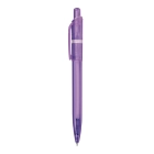 Długopis Ducal Clear przejrzysty kolor transparentny / liliowy (LT80917-N0471)