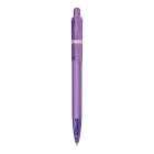 Długopis Ducal Clear przejrzysty kolor transparentny / liliowy (LT80917-N0471)