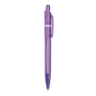 Długopis Ducal Clear przejrzysty kolor transparentny / liliowy (LT80917-N0471)