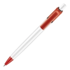 Długopis Ducal Colour nieprzezroczysty kolor biały / czerwony (LT80909-N0121)