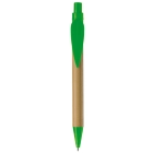 Długopis Eco Leaf kolor jasnozielony (LT87518-N0032)