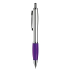 Długopis Hawaï srebrny kolor srebrny / purpurowy (LT80422-N0572)